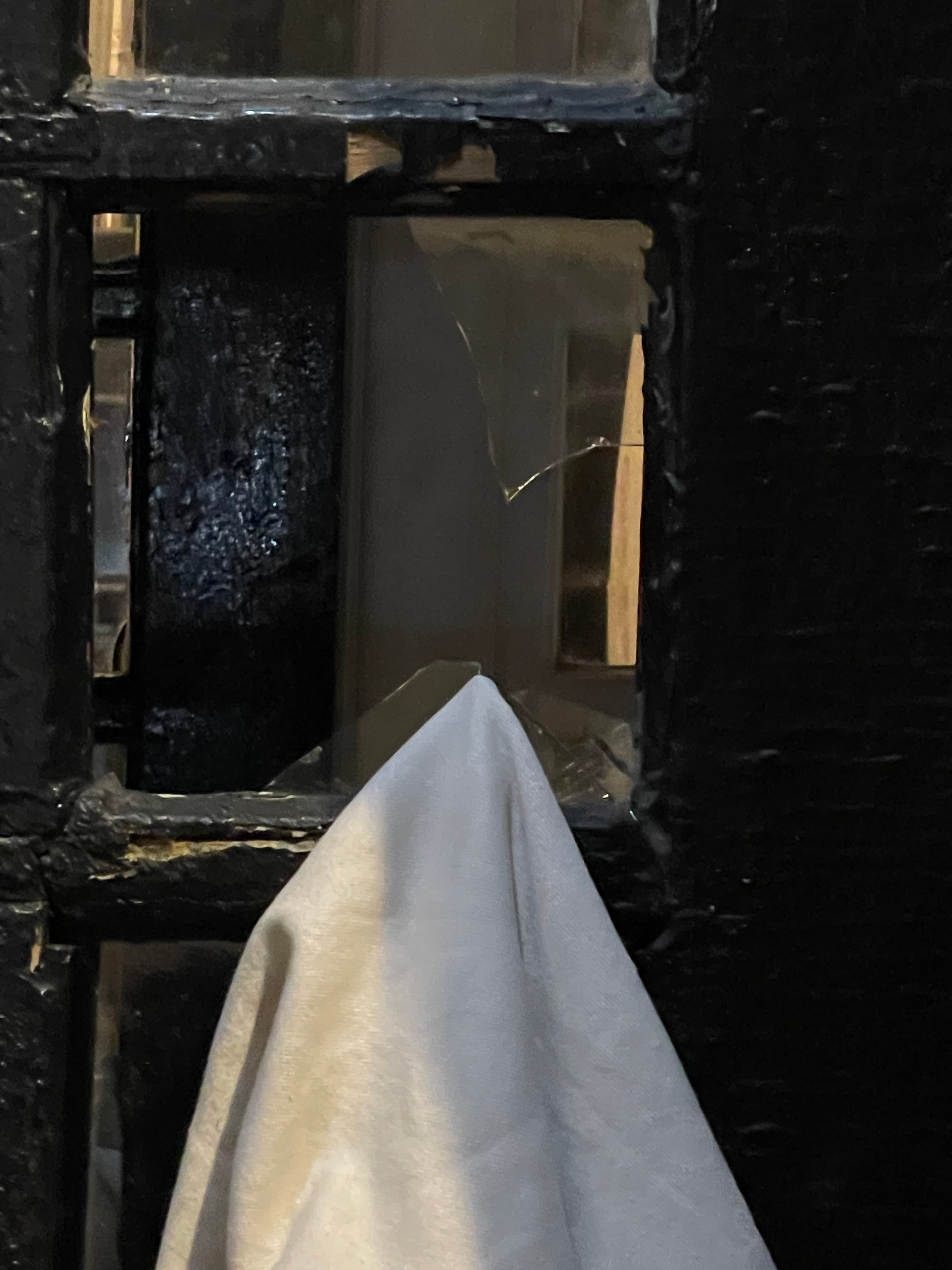 Evidence of a second break-in at 18 Gay Street, October 26, 2023