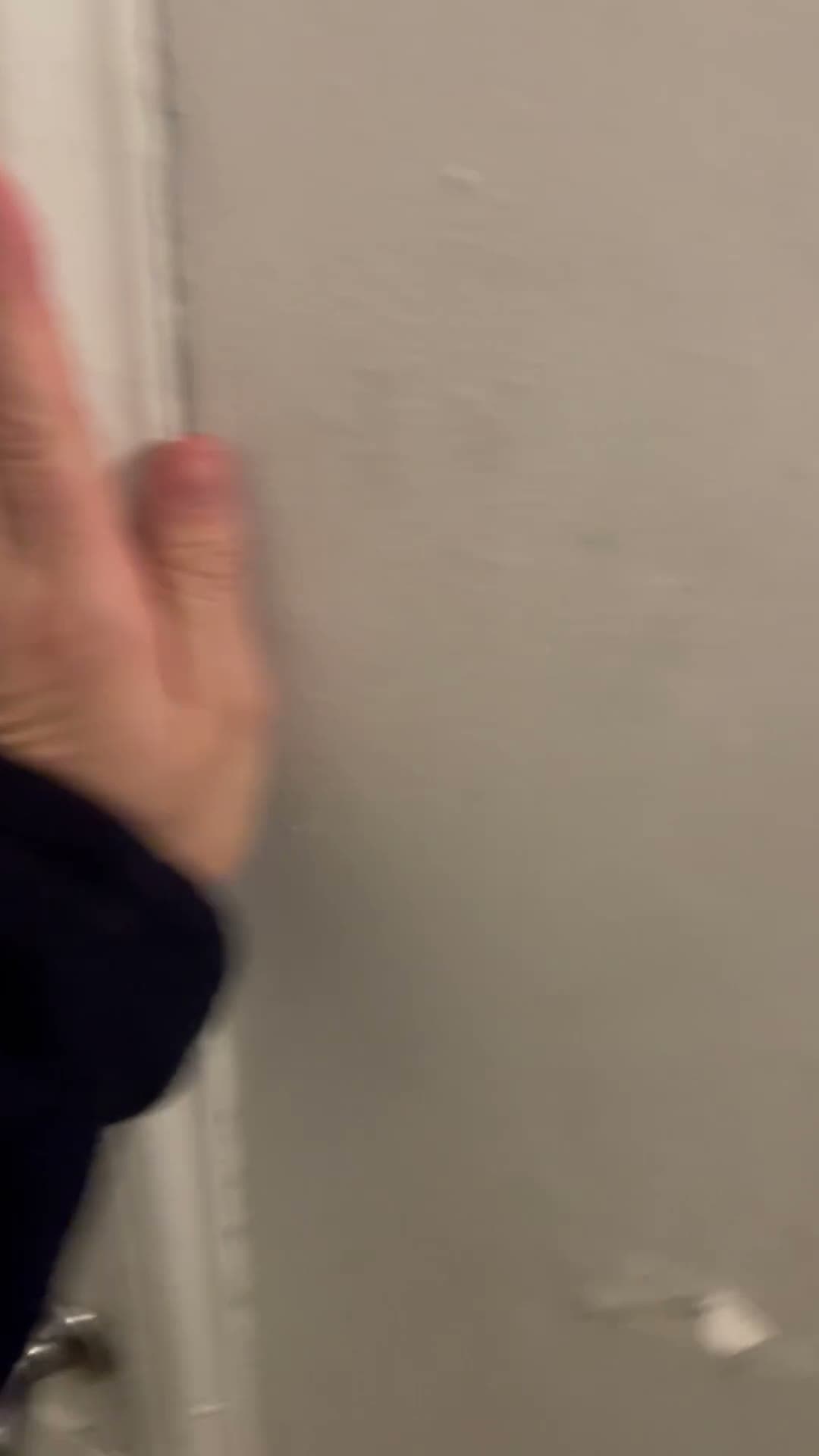 Water from the burst pipe at 18 Gay Street, filmed January 25, 2025